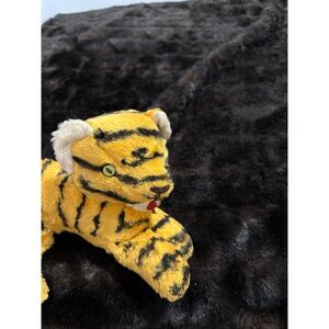 Vintage Steiff Stuffed Animal Bengal Tiger Red Tongue